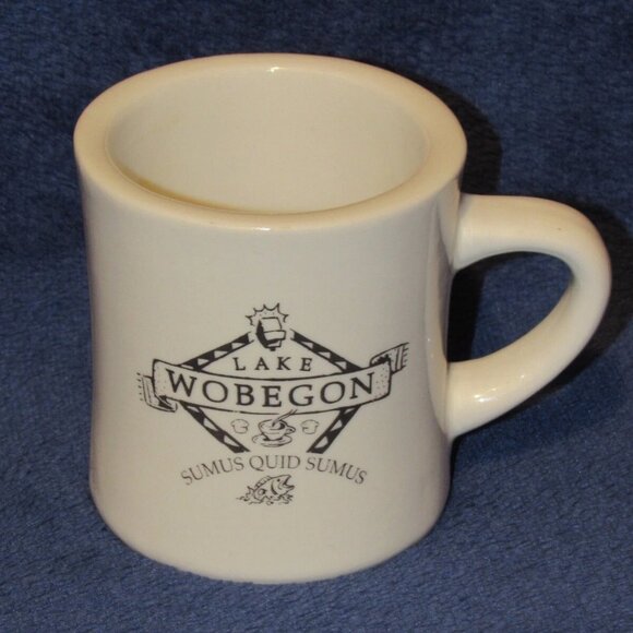 Lake Wobegon Sumus Quid Sumus Prairie Home Companion NPR Coffee Mug - Picture 3 of 3